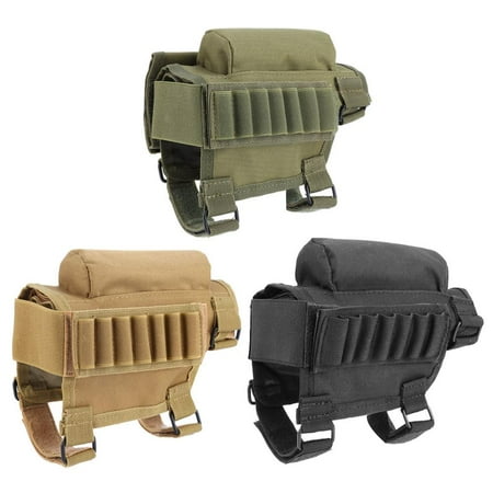 - WALFRONT 3 Colors Nylon Hunting Rifle Shotgun Buttstock Cheek Rest Pouch Rifle Cheek Pad, Cheek Pad Shell, Rifle Cheek Pad