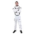 thumbnail image 3 of Astronaut White Costume Jumpsuit Adult Male Standard, 3 of 4