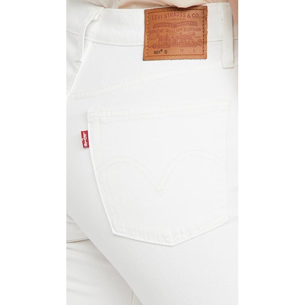 Levis 501 clearance skinny white