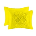 thumbnail image 3 of 100% Egyptian Cotton 3Pcs Tufted Pattern Duvet Set - Solid (Yellow, King/Cal-King), 3 of 5