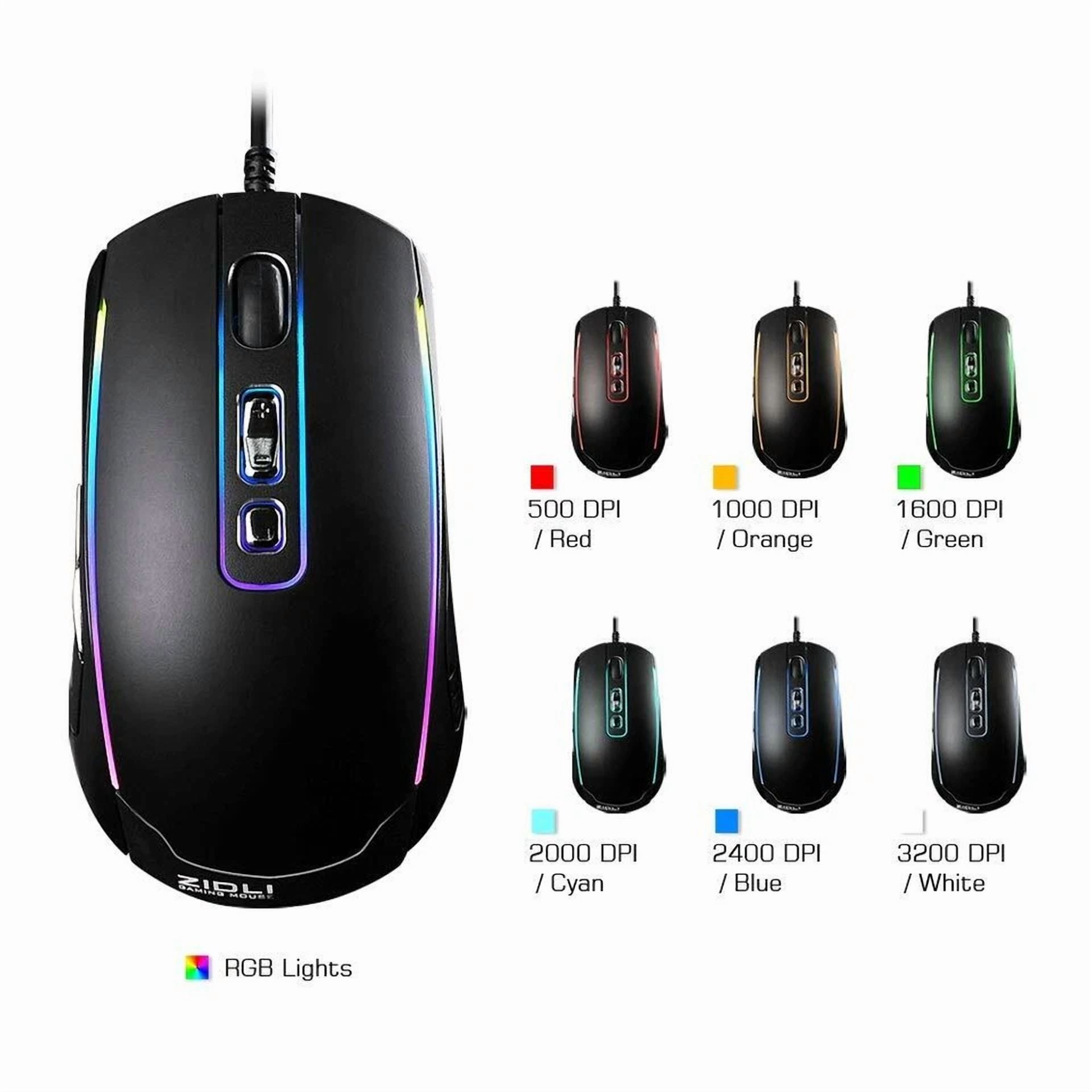 BUTTERFLY- Gaming Mouse Wired,Ergonomic Game Usb Computer Mice Rgb Gamer Desktop Laptop Pc