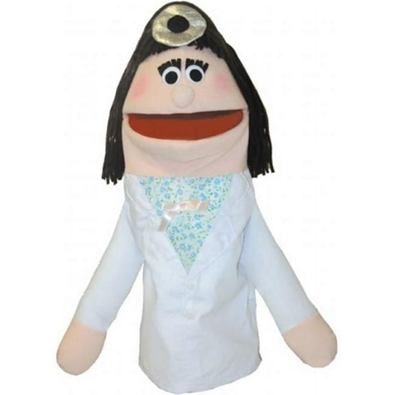 Get Ready 434H doctor puppet- female- Hispanic- 18 inch