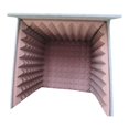 thumbnail image 4 of Blinkol Portable Soundproof Booth with Detachable Foldable Box Cover And Sound Absorbing Inner Purple, 4 of 9