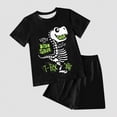 thumbnail image 2 of Kaprioy Toddler Boys Clothes Summer Outfit Sets Toddler Boys Summer Outfits Tops Elastic Waist Shorts 2Pcs Clothes Set Dinosaur Print T Shirt And Shorts Boys Summer Set, 2 of 4