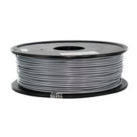 Inland 3mm Silver PLA 3D Printer Filament - 1kg Spool (2.2 lbs)