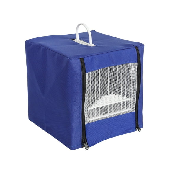 OFFIGAM Blue Square Outdoor Birdcage Cover, Easy to Open, Perfect for Pet Owners, 1 Set