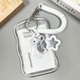 thumbnail image 5 of Clear ID Badge Holders - ID Badge Holder - Waterproof PVC Plastic Holders Name Tag Holder for Nurses - Office and School for RFID/Proximity/Badge Swipe Credit Cards - Style A, 5 of 7