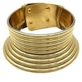 thumbnail image 1 of Collier Collier Africain Collier Déclaration Collier Ras du Cou Femme Rétro Ajustable Grand Collier Bijou (Or), 1 of 2