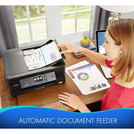 Brother - Work Smart Series MFC-J895DW Wireless All-In-One Inkjet Printer - Black