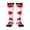 3 Black, variant on Canada Flag Knee High Socks for Women Long Leg Warmers Socks