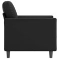 thumbnail image 2 of vidaXL Sofa Chair Black 60 cm Faux Leather, 2 of 5