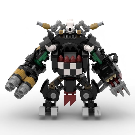 Warhammer 40K MOC Rukk’trakka Meganobz Building Block Set - Ork Mega-Armored Mecha Model