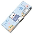 thumbnail image 3 of Pencil Bag, Cute and Cartoon Style Design Pencil Case with Inbuilt 2 Hole Pencil Sharpener Pen Pouch Portable Large Capacity Pencil Box for Stationery, 3 of 8