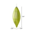 thumbnail image 2 of Vickerman 8" Celadon Shiny Line Finial Ornament, Pack of 4, 2 of 3