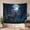 A, variant on XaaKee Tapestry Wall Hanging, Cosmic Night Guardian Theme, High-Quality Polyester Large Wall Tapestry, 60x40Inch