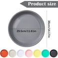 thumbnail image 3 of Jierger 14 Inch Classic Round Plant Saucer, Lightweight UV-Resistant Plastic Flower Pot Tray, for Indoor Outdoor Garden Planters, Practical Home Garden Decor Trays, 3 of 6