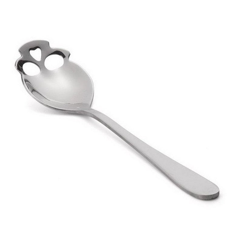 Little Teaspoon Cute Bear Coffee Spoon Sugar Spoon Ice Cream Desert Spoon Hanging Spoon Cup Soup Multifunctional Kitchen Tool 