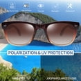 thumbnail image 3 of Gafas de sol Joopin Square Plegables Polarizadas UV400 Marrón, 3 of 6