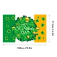 thumbnail image 4 of AYktou St Patricks Day Decorations,Spring Decor,St Patrick's Day Flags Double Printed Banner Shamrocks Hat Gold Coins Luck Green Yard Sign Trefoil Poster Photo Irish Holiday Decorations The Flags, 4 of 5
