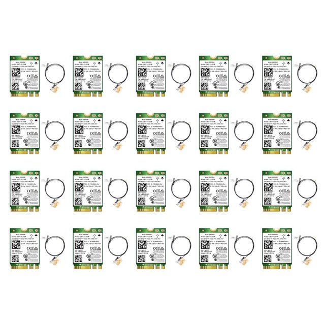 20X 8260 8260NGW WiFi Card+2XAntenna 2.4G/5Ghz 867M Bluetooth 4.2 NGFF M.2 MóDulo de Tarjeta InaláMbrica WiFi para AC 8260