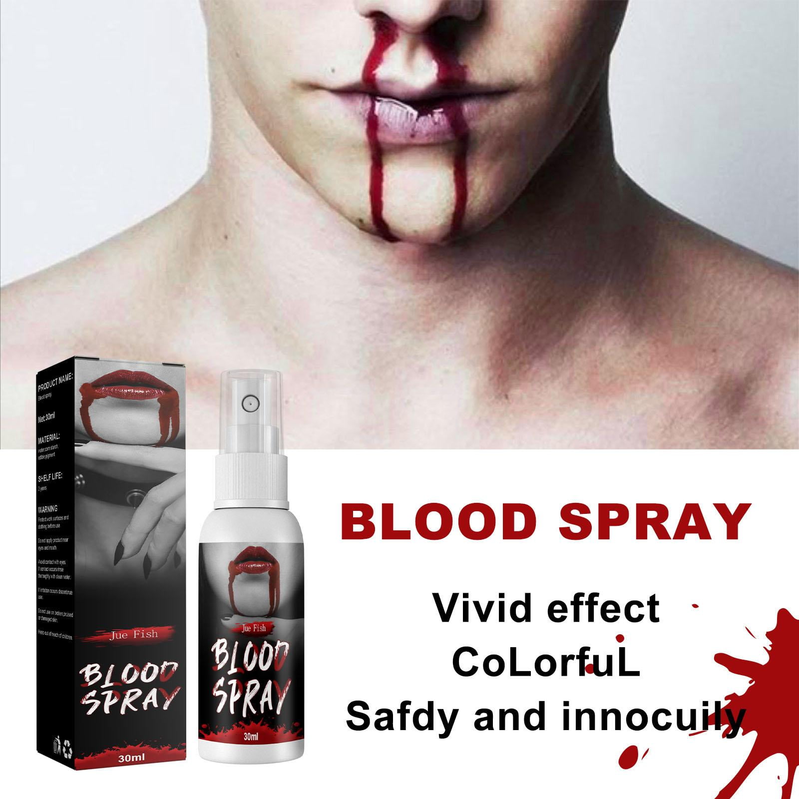 Spray De Sangre Artificial Lavable - No Tóxico, Para Disfraces De Halloween, Teatro, Efectos Especiales, Fácil De Usar