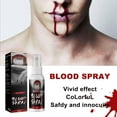 thumbnail image 1 of BELOVING 1oz Fake Blood Spray Liquid Blood Simulation Blood Splatter for Halloween Makeup, 1 of 8