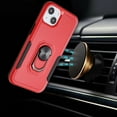 thumbnail image 6 of For Samsung Galaxy S22 Ultra Hybrid Tough Strong Dual Layer Hard PC TPU with Flat Magnetic Ring Stand Heavy-Duty Design Cover ,Xpm Phone Case [ Red ], 6 of 7