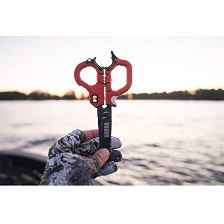 BUBBA Shears with Non-Slip Grip Handles, Multi-Functional and Durable  Design to Easily Cut through any Fishing Line 