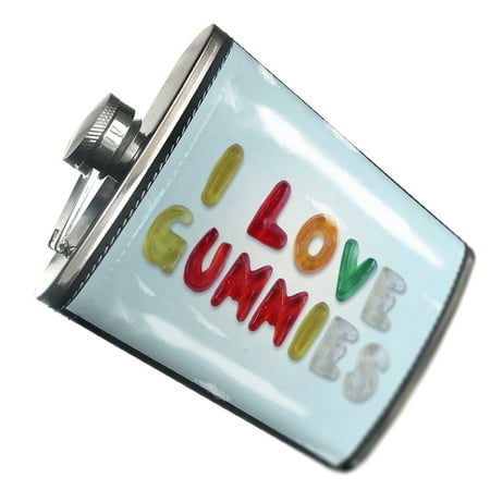 

NEONBLOND Flask I Love Gummies Gummy Candy