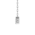 thumbnail image 2 of Araiya Fine Jewelry 14k White Gold Asscher-shape Lab Grown Diamond Solitaire Pendant with Silver Paper Clip Chain Lobster Nacklace (1/3 cttw, D-F Color, VS1 Clarity) 18", 2 of 7