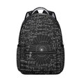 thumbnail image 1 of Laboratory Engineering Students Backpack Science Lover Educational Wall School Bag with Scientific Formula Chemistry Physics Design, Lightweight and Wear-Resistant, 1 of 5