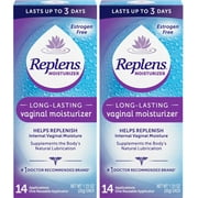 Replens Moisturizer Long Lasting Vaginal Helps Replenish, 1.23 oz, 6 Pack