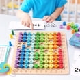 thumbnail image 1 of YIMWNYI Small Multiplication Table, Educational Toy, Interactive Learning Tool, Bright Colours, Fun Multiplication Practice, Math Skills Development, 1 of 6