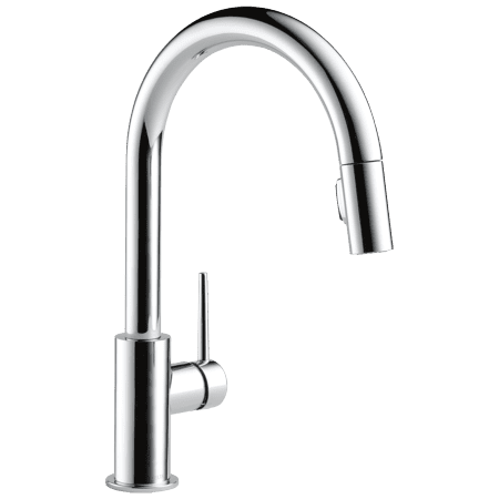 Delta Trinsic Single Handle Pull Down Kitchen Faucet In Chrome
