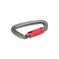thumbnail image 3 of Climbing Carabiner Clips,  High Strength Light Weight D-Type   For Mountain Climbing For Cave Rock Climbing Silver, 3 of 8