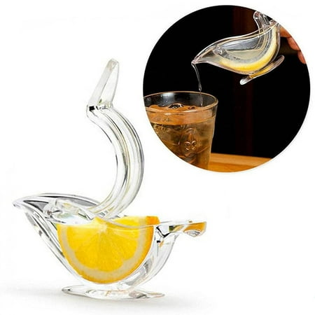 

Manual Lemon Juicer Squeezer Elegant Bird Shaped Fish Shaped Lemon Clip Acrylic Transparent Manual Lemon Squeezer Kitchen Gadget for Restaurant Bar