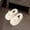 White 36 to 37, variant on segolike House Shoes Winter Slipper Cartoon Animal Travel Bedroom Pull on Slippers Indoor Slippers for Girlfriend Boyfriend Boys Girls Gray 36 to 37
