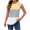 Yellow-04, variant on HADST Women's Crew Neck Sleeveless Lace Tank Tops - Summer Color Block T-Shirts, Trendy & Chic, Sizes S-XXL