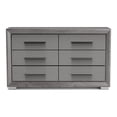 thumbnail image 2 of Furniture of America Iden Transitional Wood 6-Drawer Dresser in Gray, 2 of 7