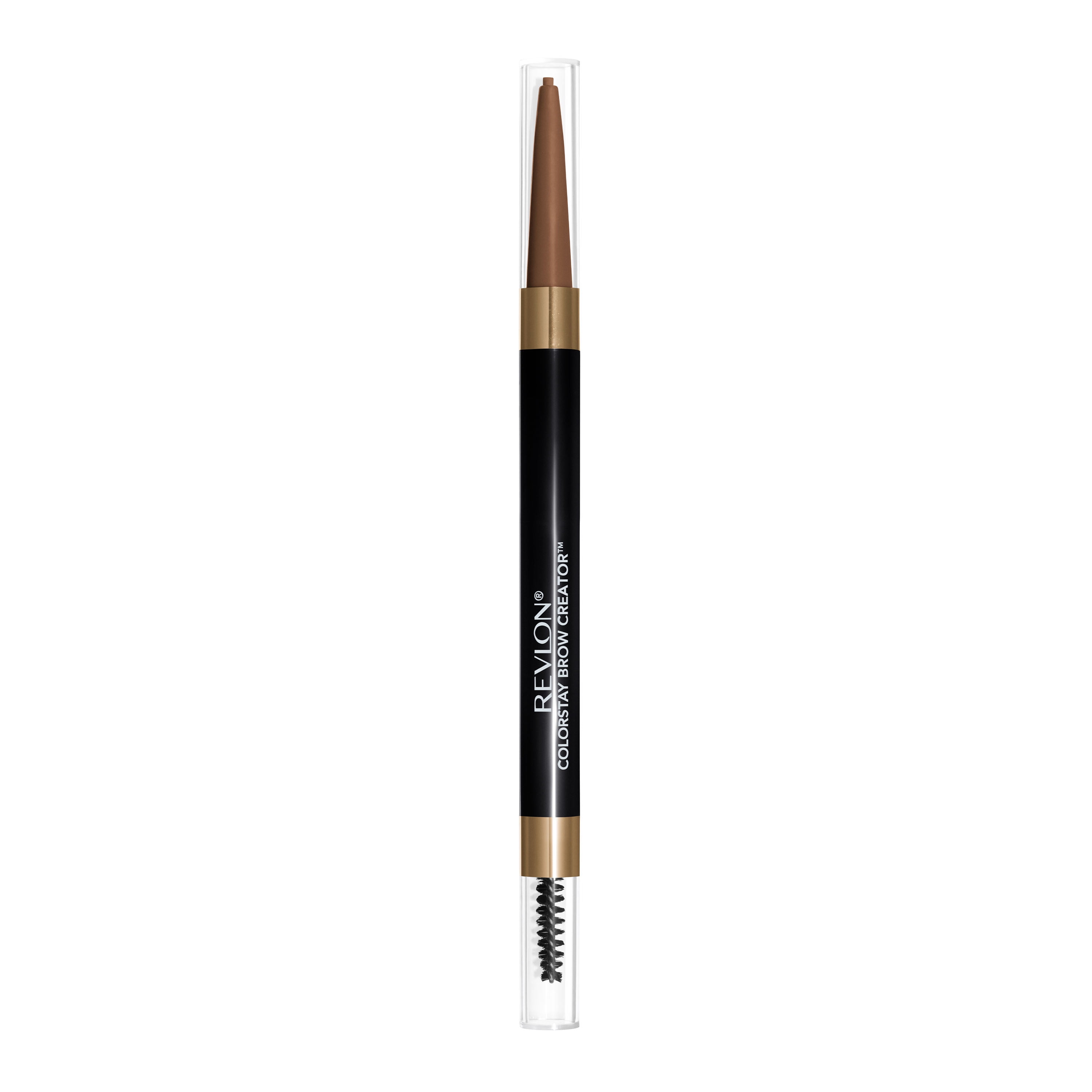Revlon Colorstay Eyebrow Pencil Creator with Powder & Spoolie Brush to Fill, Define, Sculpt, Shape & Diffuse Perfect Brows, 605 Soft Brown, 0.01 oz