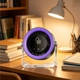 thumbnail image 4 of Clip On Portable Fan Cold Compress USB Rechargeable Mini Fan, Adjustable Speed LED Display Cooling Fan, Stroller Desk Outdoor Travel Camping Use, 4 of 6