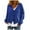 Blue-V Neck, variant on Utoimkio Women's Long Cardigan Coats Cable Knit Open Front Button Down Cardigan Sweaters for Women Casual Loose Long Sleeve Outwear Sweater Coats with Pockets