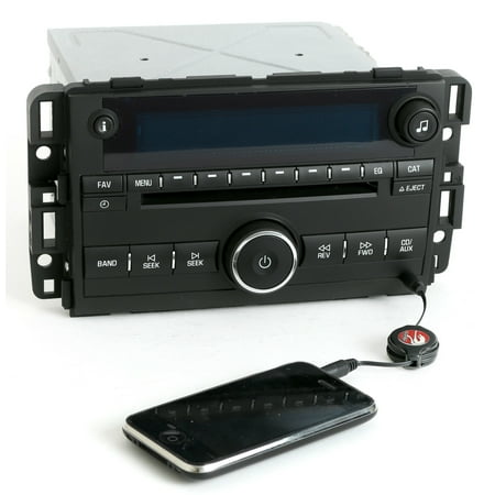 Chevy Impala Black Carpet 2007-2008 Chevy Monte Carlo Impala Radio AMF M CD w Aux Input 15850678 Unlocked - Refurbished ()