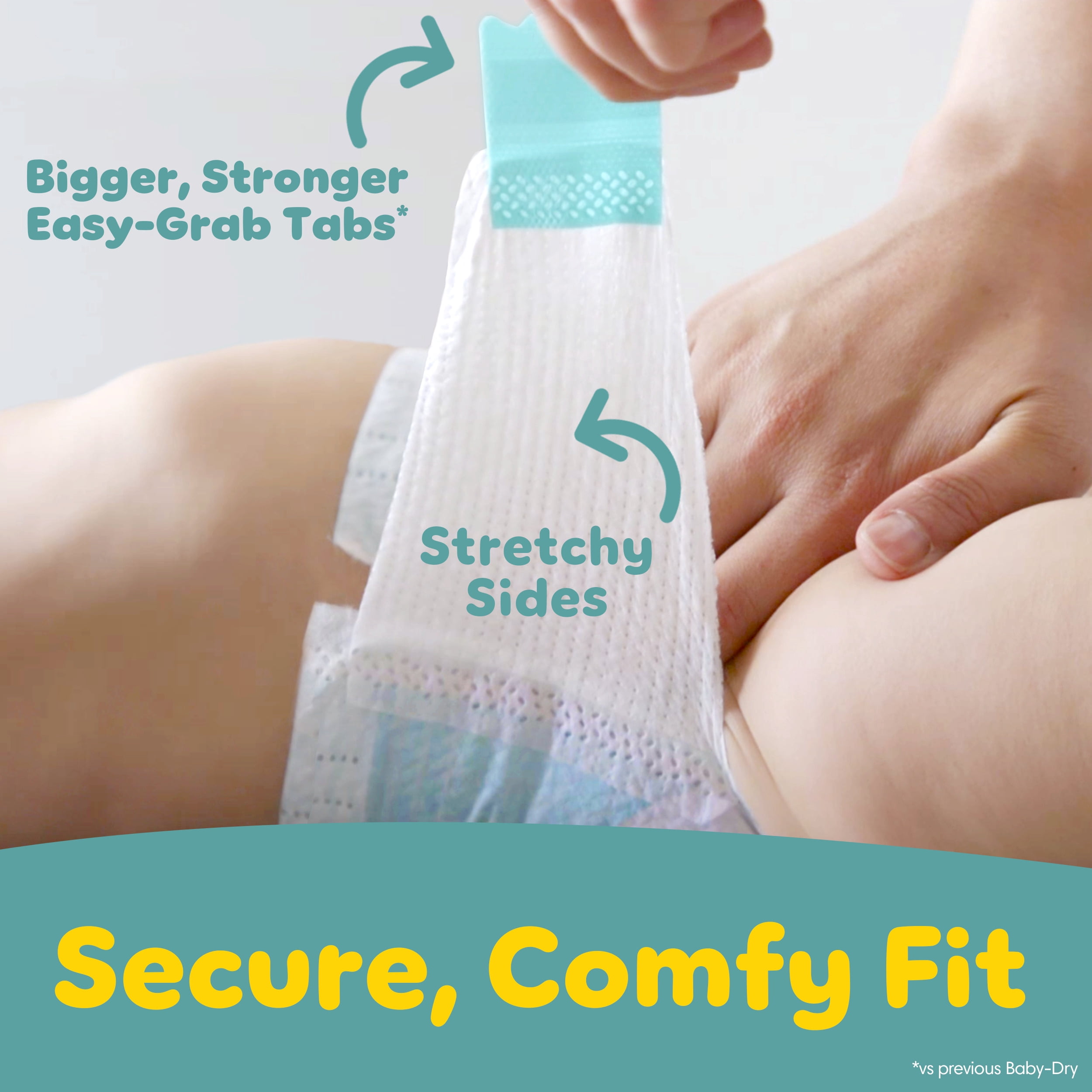 Pampers Baby Dry Diapers, Size 7, 88 Count (Select for More Options)