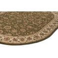 thumbnail image 3 of Traditional Area Rug (6'7'' x 9'6'' Oval) Oriental Green, Beige Living Room Easy to Clean, 3 of 6
