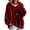 Red, variant on JUjie Lightweight Hoodies for Women Oversized Sweatshirt Comfort Drawstring Sweatshirts for Fall & Winter Top 2026 Basic Hoodie Outfits Purple XXXL
