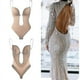 thumbnail image 2 of Women Plunging Deep V-neck Body Shaper Strapless Backless Bodysuit Shapewear, 2 of 4