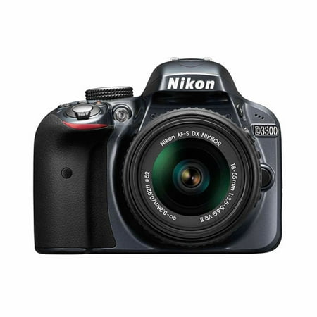 Nikon D3300 Digital SLR with 24.2 Megapixels and 18-55mm Lens Included