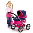 thumbnail image 5 of Bayer Design Blue/Hot Pink Doll Trendy Pram W/ Shoulder Bag, Fits Dolls Up To 18", Adjustable Handle, Shopping Basket, Ages 3+, 5 of 5
