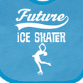 thumbnail image 4 of Inktastic Future Ice Skater Girls Skating Boys or Girls Baby Bib, 4 of 4